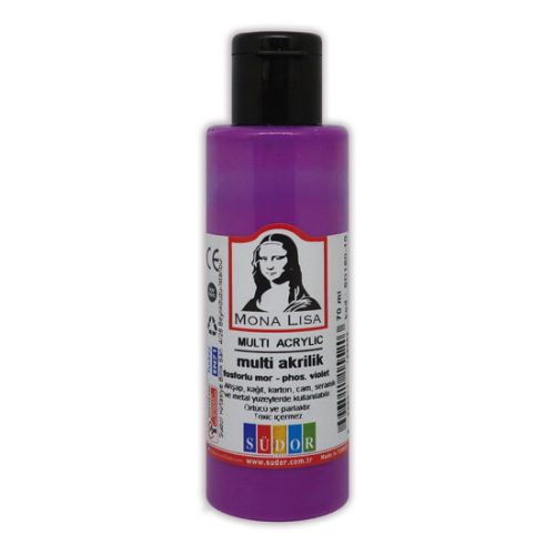 Mona Lisa Akrilfesték Neon Lila 70 ml